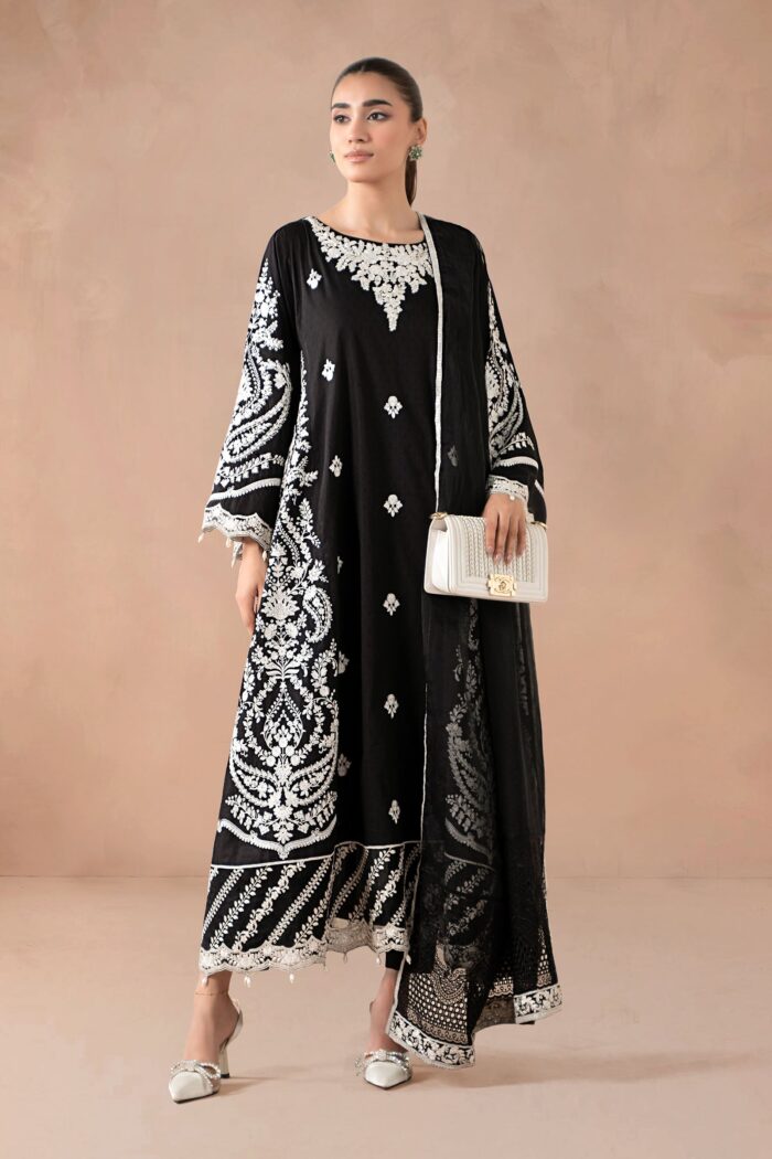 3 Piece Embroidered Dobby Suit By Maria B. | KYS004